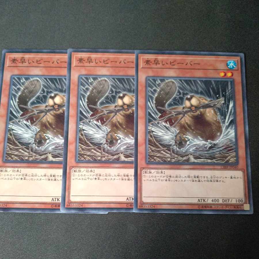 Nimble Beaver Normal Rare JP040 Set of 3