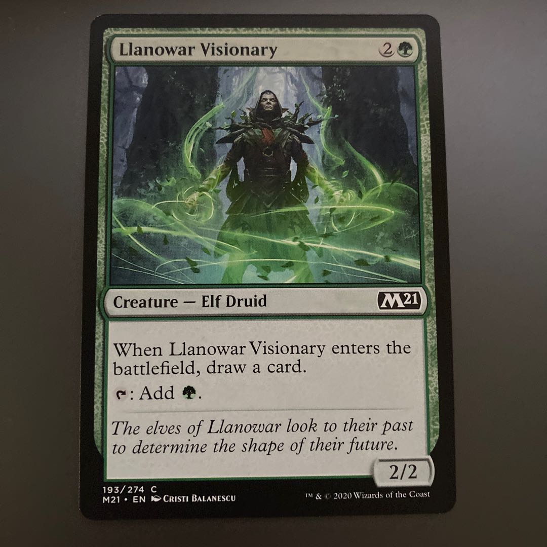 Llanowar Visionary 5 sheets