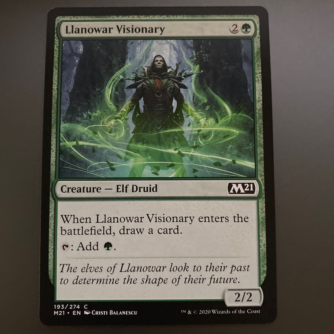 Llanowar Visionary 5 sheets