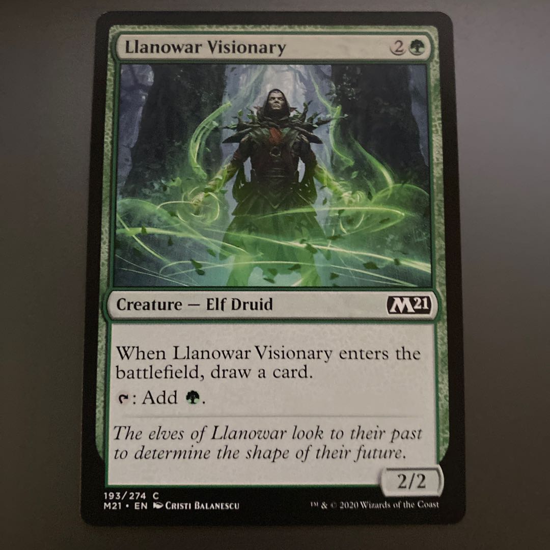 Llanowar Visionary 5 sheets
