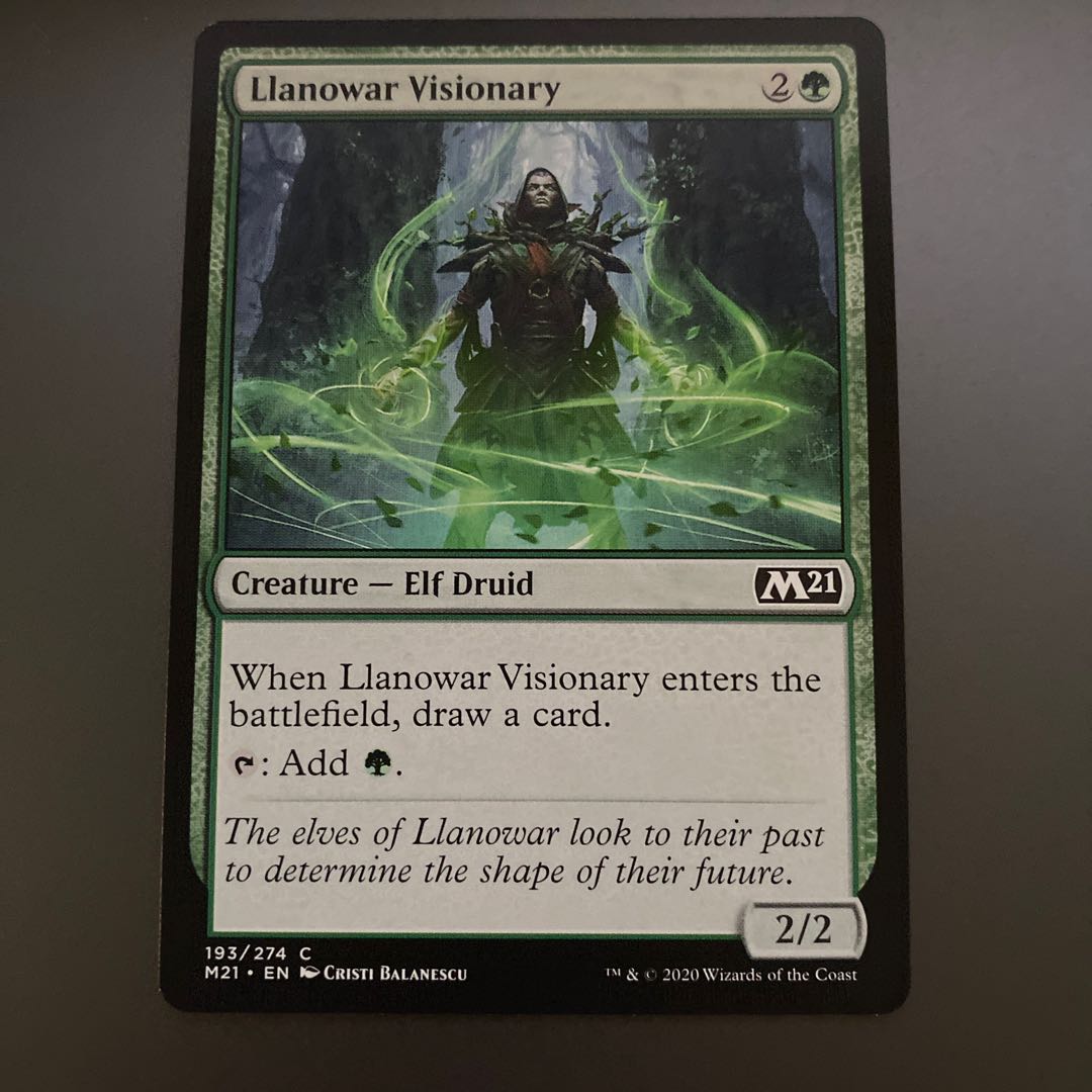 Llanowar Visionary 5 sheets