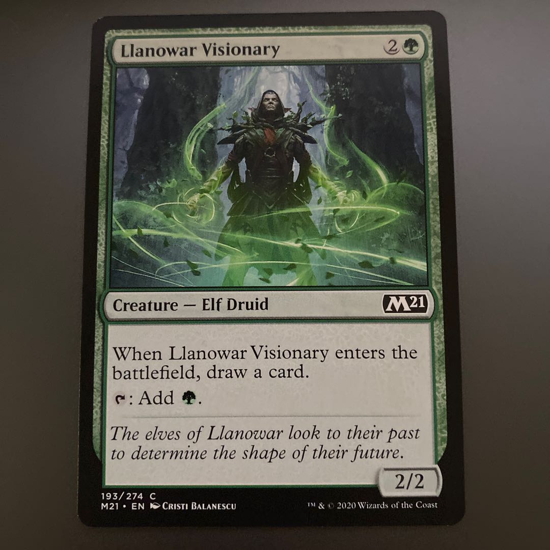 Llanowar Visionary 5 sheets