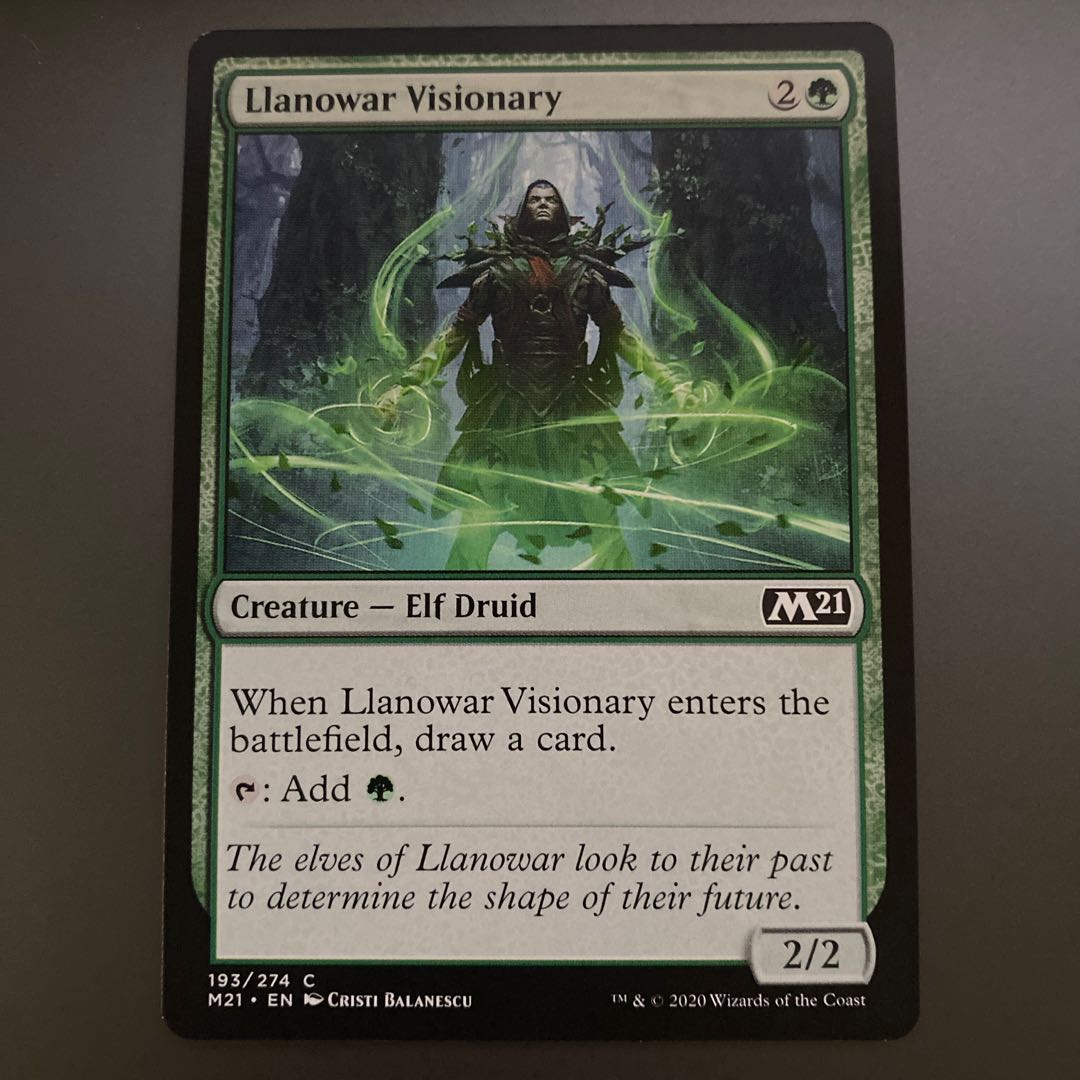 Llanowar Visionary 5 sheets