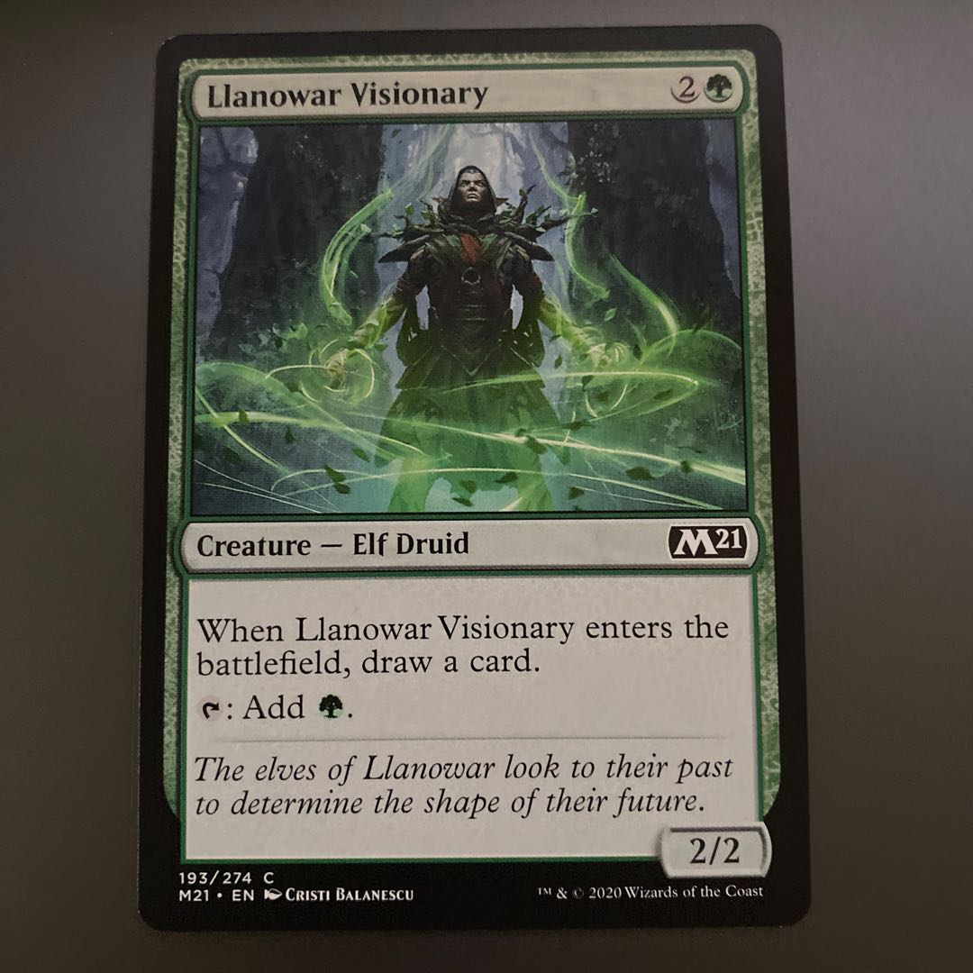Llanowar Visionary 5 sheets