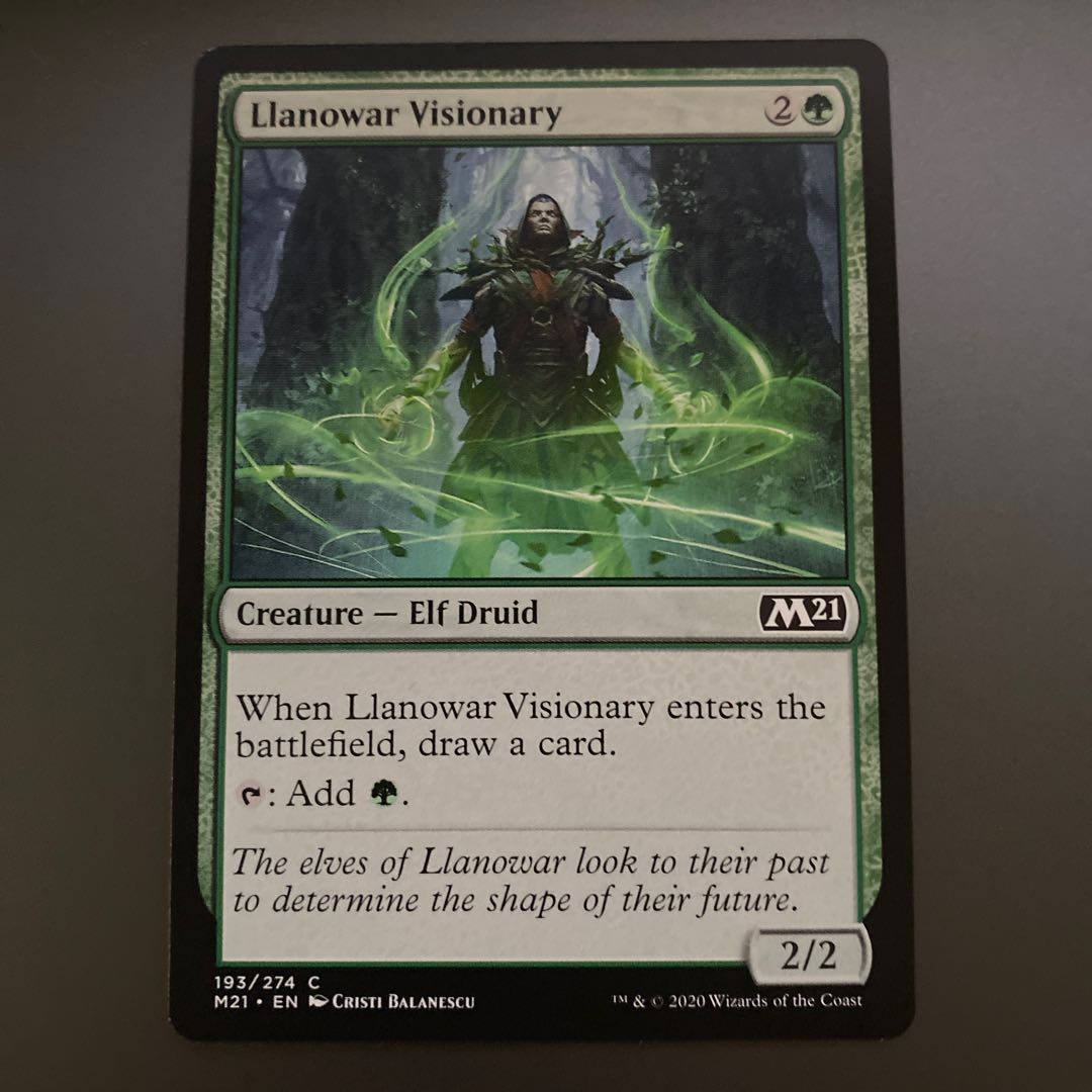 Llanowar Visionary 5 sheets