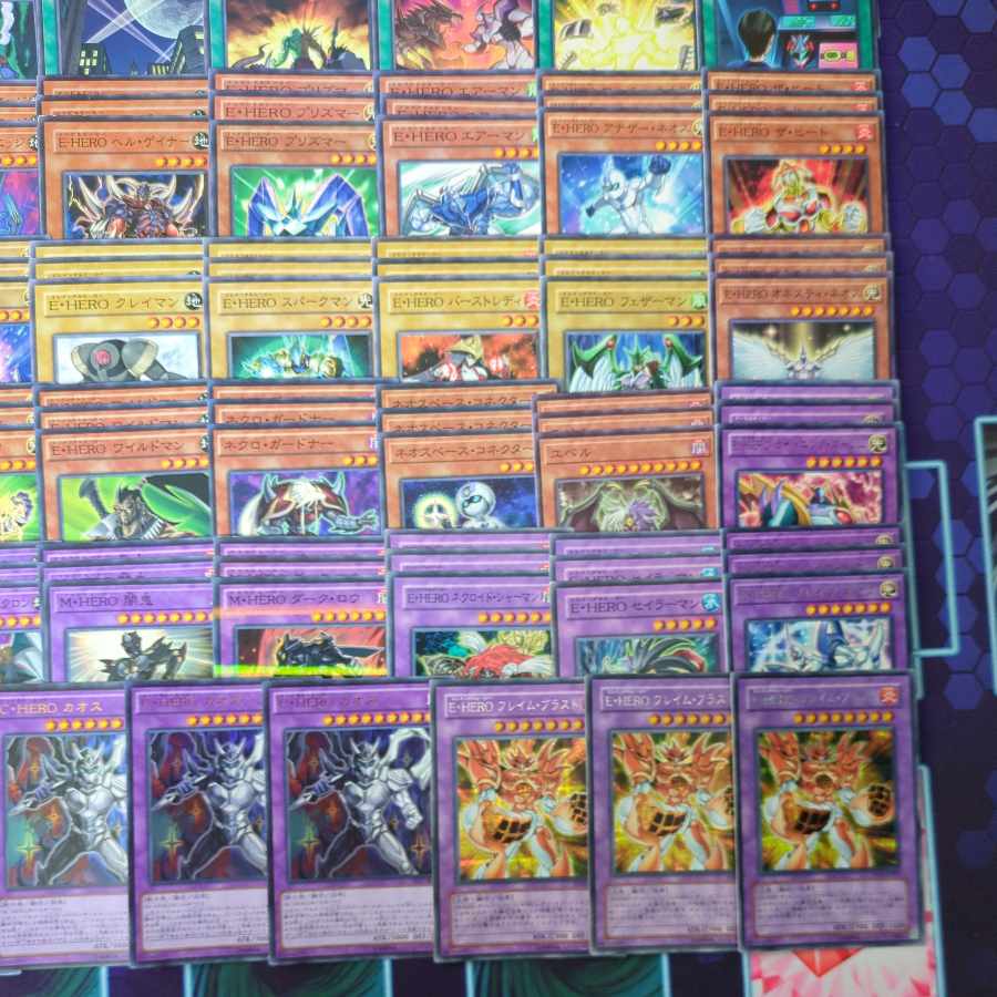 D016 E-HERO, E-HERO, M-HERO Deck parts, large quantity