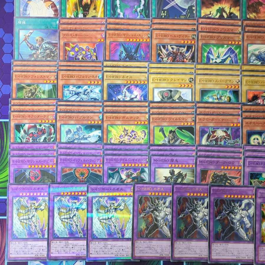 D017 E-HERO, E-HERO, M-HERO Deck parts, large quantity