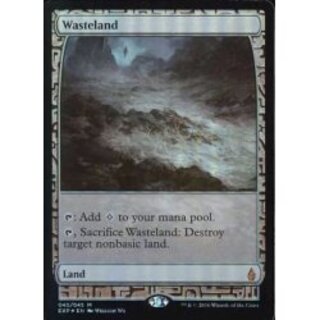 mtg 不毛の大地　foil エクスペディション 030)《不毛の大地/Wasteland》[ZNE] 土地R | 日本最大級 MTG通販