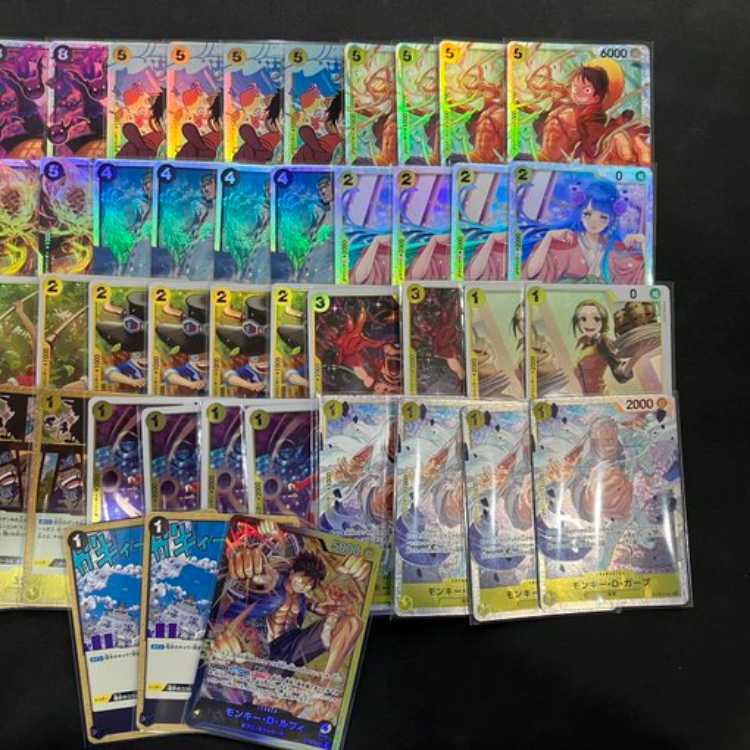 ワンピースカード 黒黄ルフィ デッキ