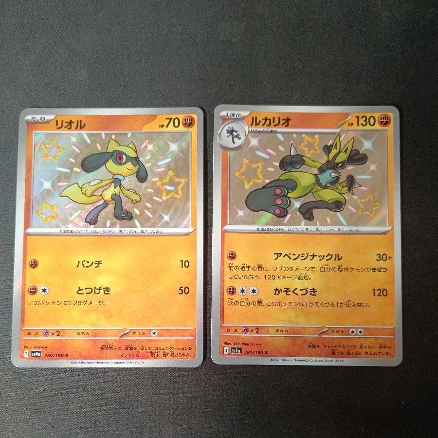 Riolu S Lucario S Set of 2