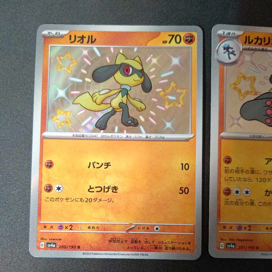 Riolu S Lucario S Set of 2