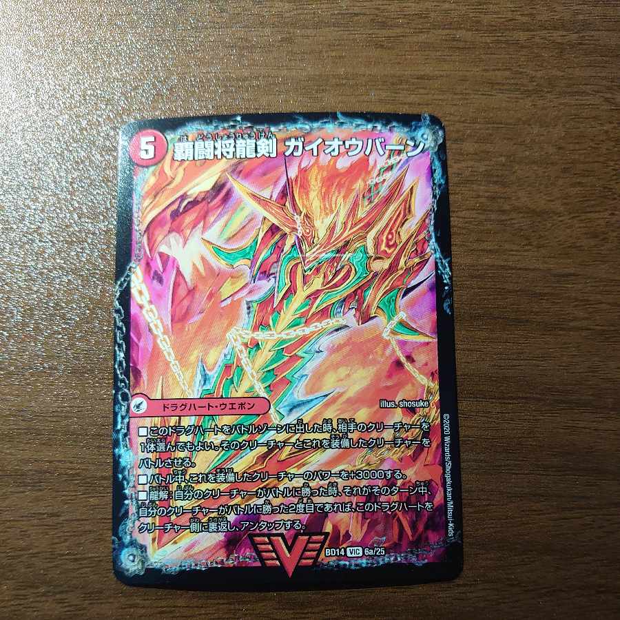 Ha Fighting Shoguryu Sword Gaiowu Burn｜Ha Fighting Gaiowu VIC 6a/25｜6b/25