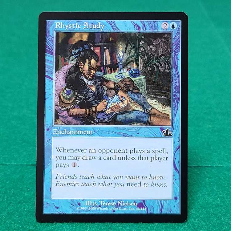 English (language) Rhystic Study Rare 169/78