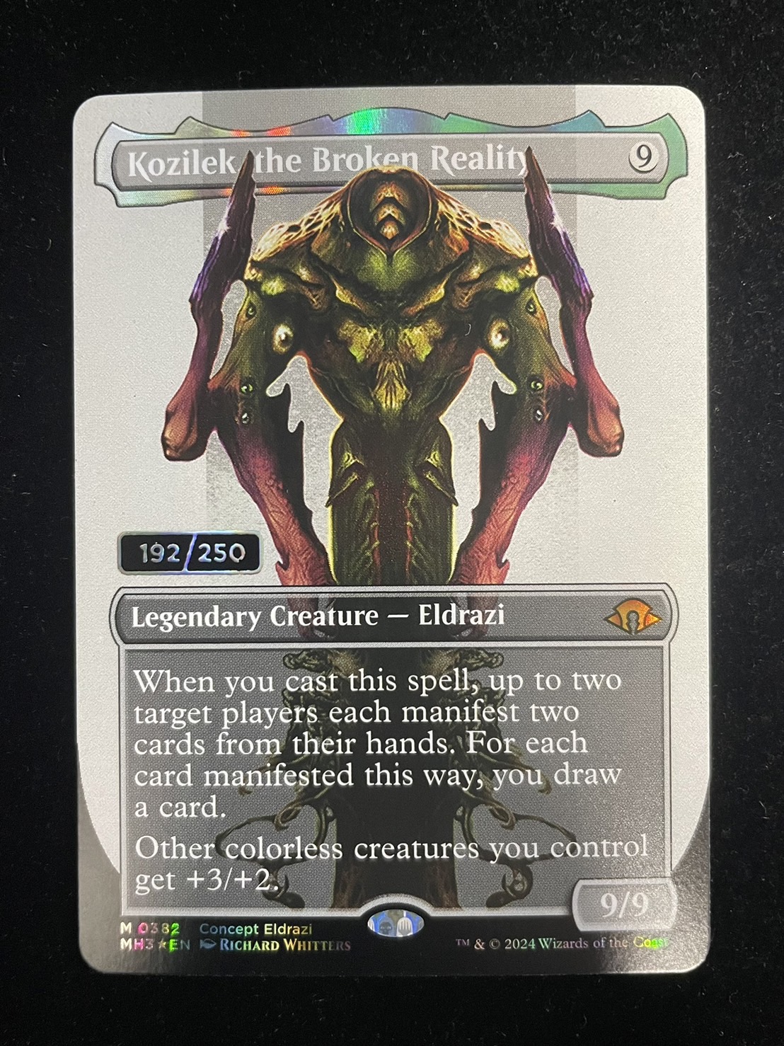 (ダブルレインボウFOIL)崩壊した現実、コジレック/Kozilek, the Broken Reality《英語》【MH3】