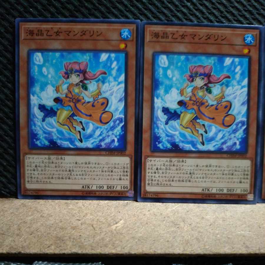 【ぽぽたん】遊戯王 162 海晶乙女マンダリン ノーマル 3枚