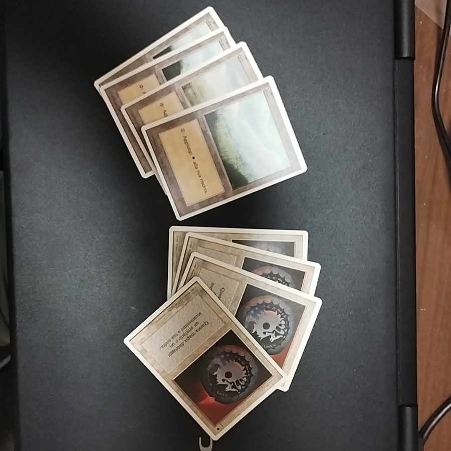 イタリア版 解毒4枚と土地4枚