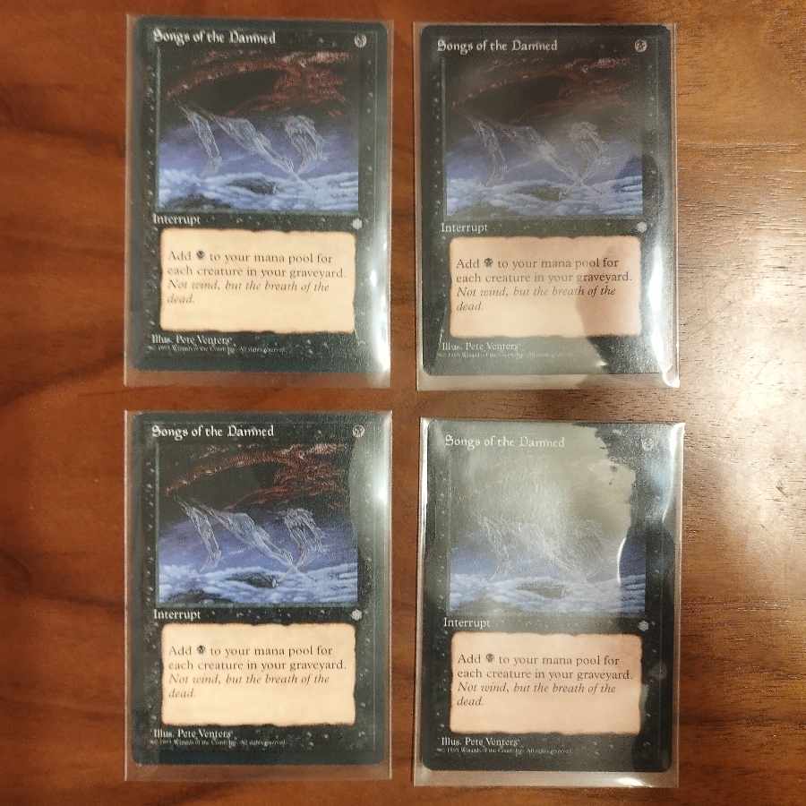 songs of the damned 4 copies