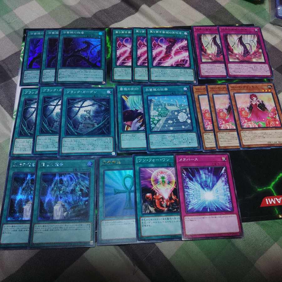 Rose Dragon Deck Parts Black Garden Dragon Tribe Botanical Tribe R-Gyo H-Go 16Night Aki Yu-Gi-Oh!