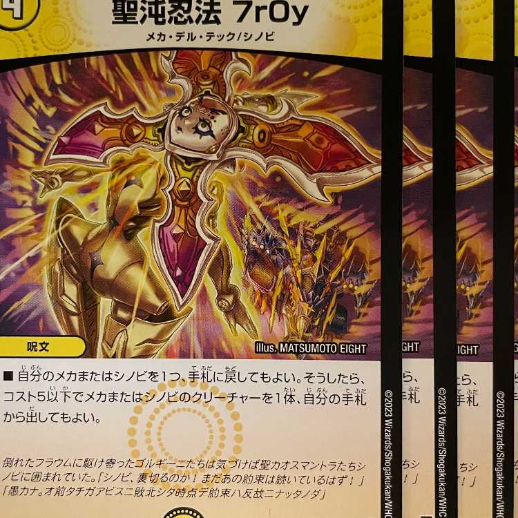 23RP2C55 聖沌忍法 7r0y 4枚