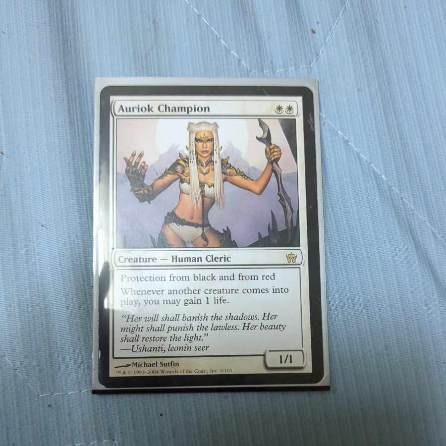 オーリオックのチャンピオン レア 3/165　初版　英語版