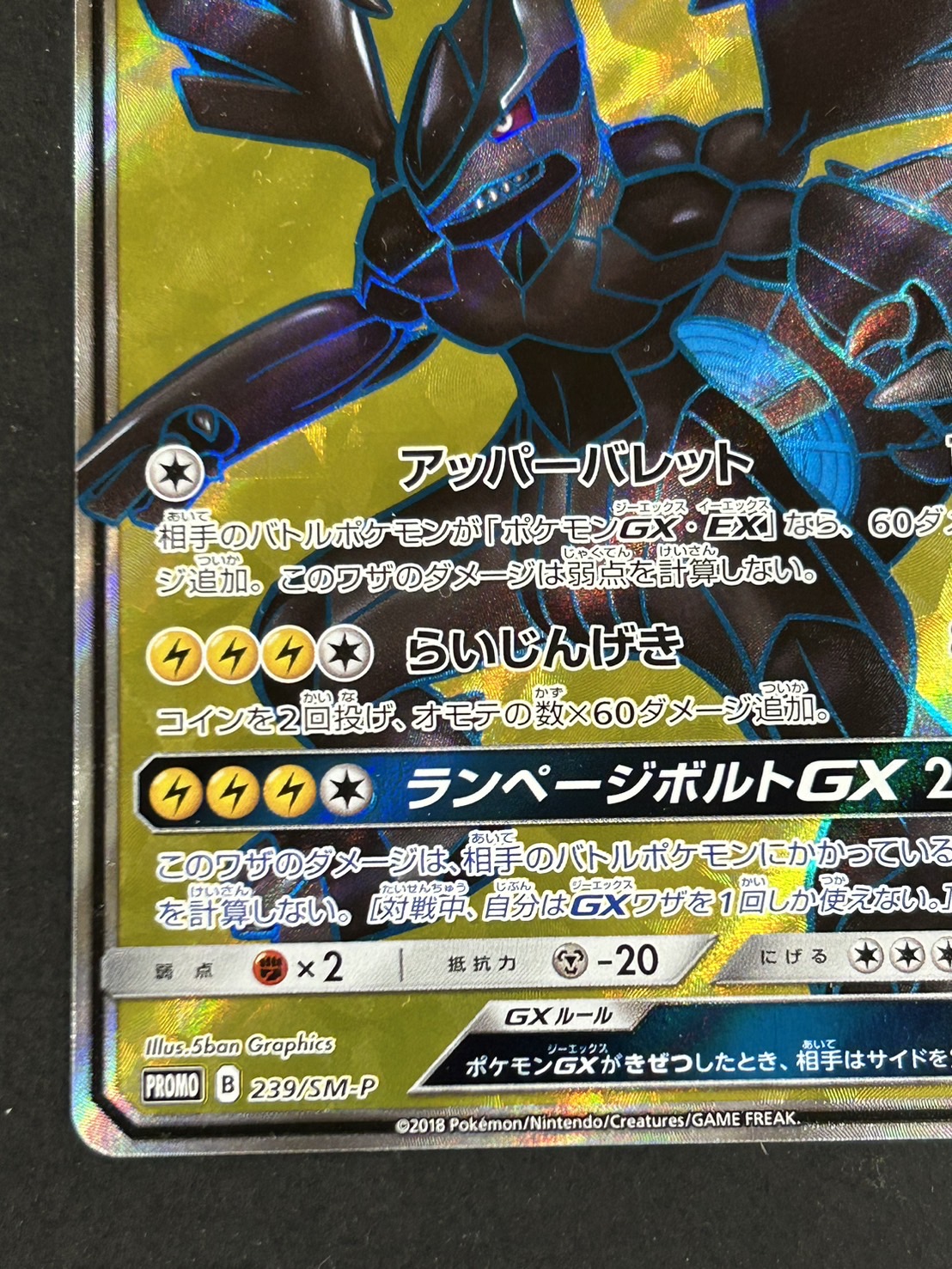 ZekromGX(SR specs) [P] {239/SM-P}