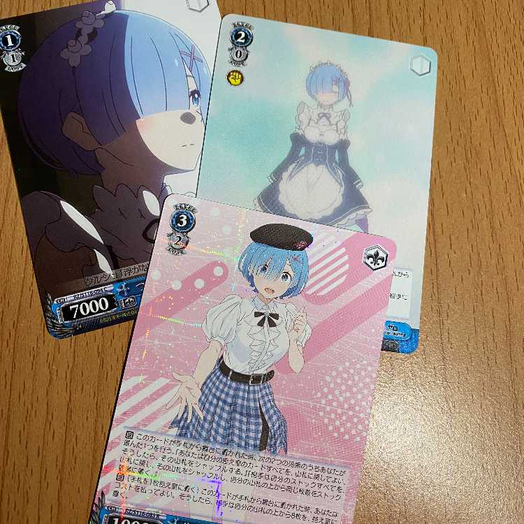 R ギンガムチェックの案内人 レム+おまけ2枚