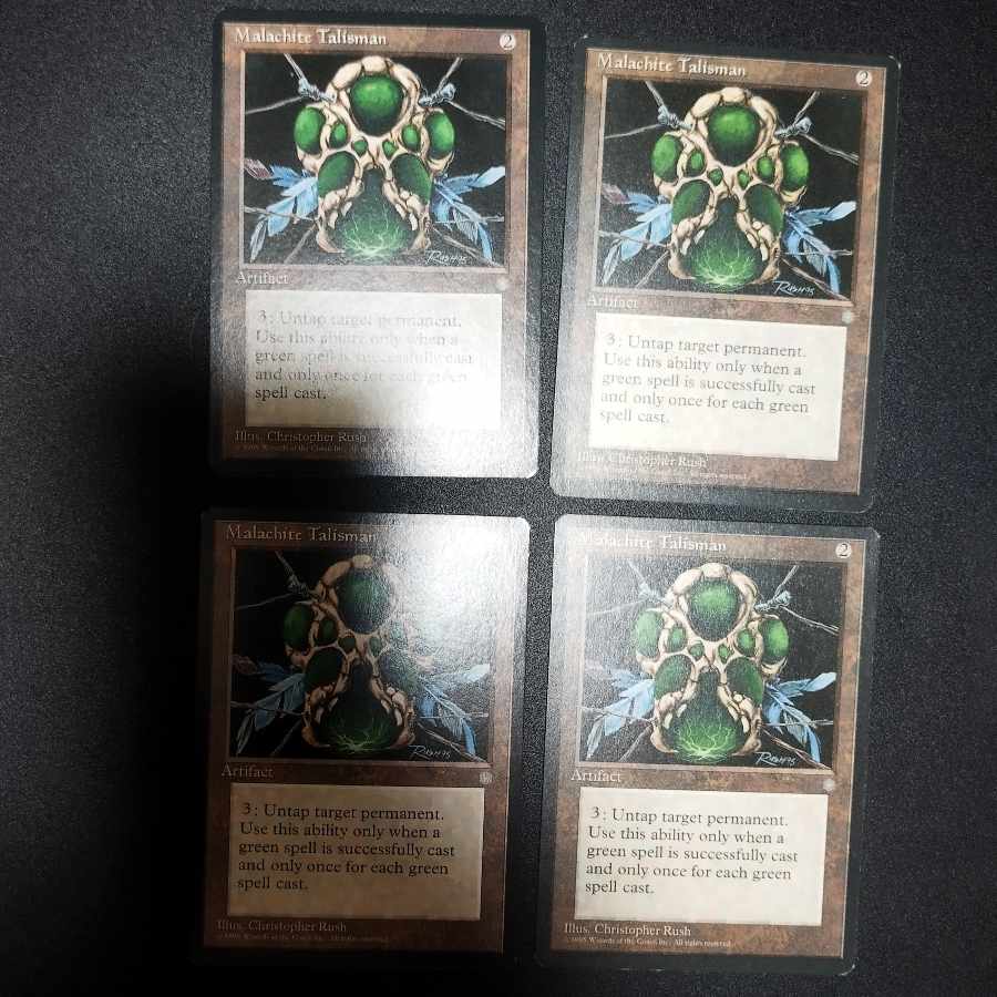 malachite talisman 4 sheets