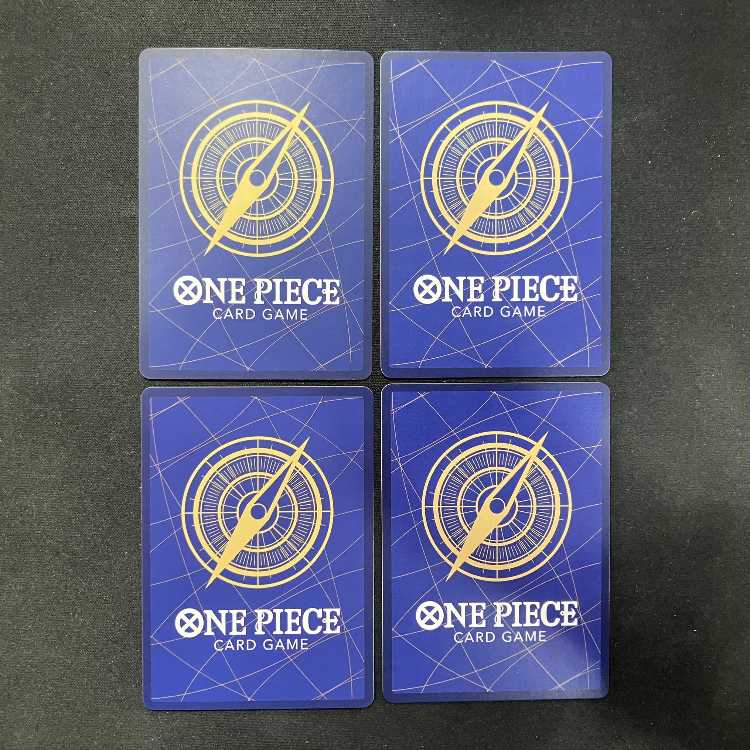 One Piece Card Shanks SR 4 cards set