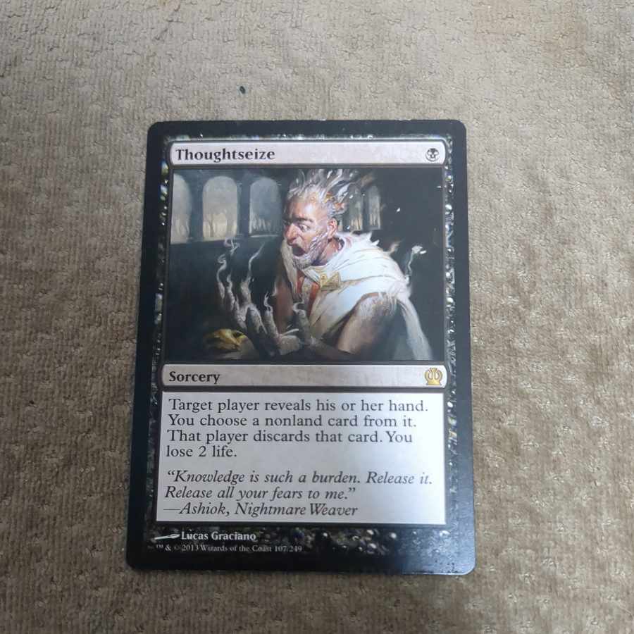 Thoughtseize Rare 107/249 Scratched English