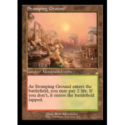 FOIL)(旧枠仕様)踏み鳴らされる地/Stomping Ground《英語》【RVR】の 