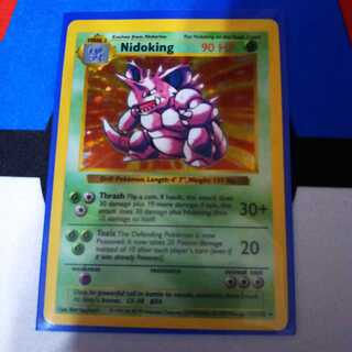 英語版　ニドキング　Base Set shadowless