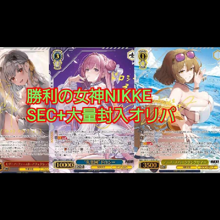1口ヴァイスNIKKE SEC+100口限定6000円くじ