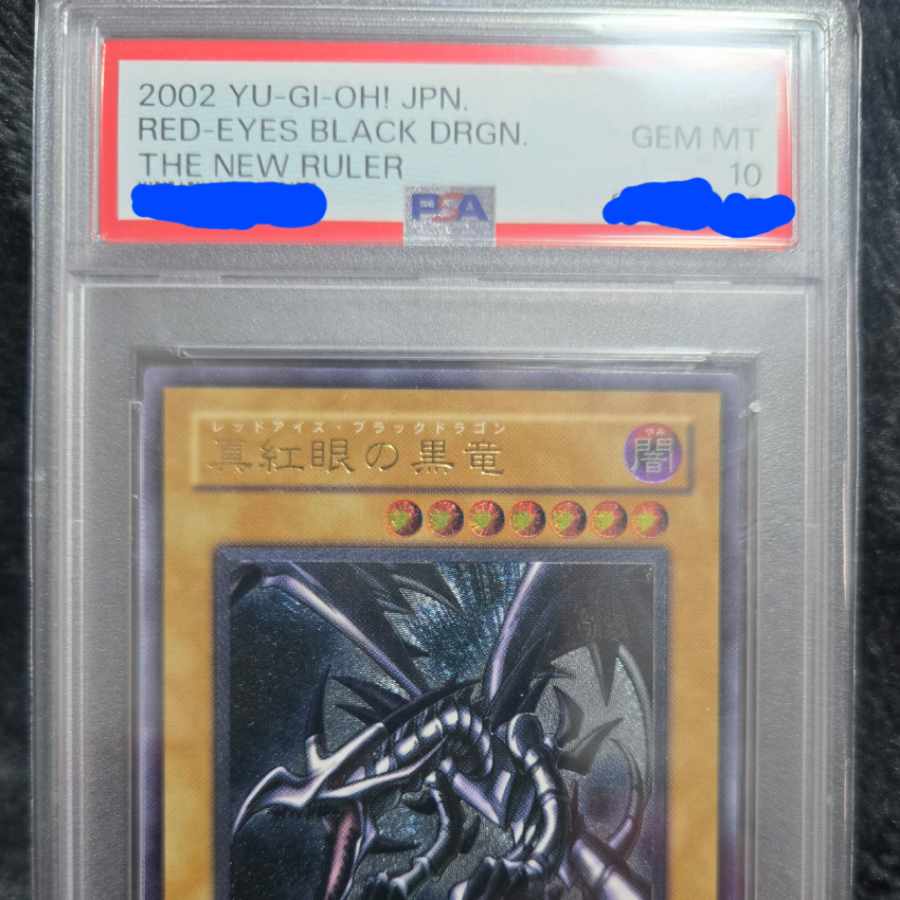 【PSA10】真紅眼の黒竜 レリーフ アルティメットレア 301-056