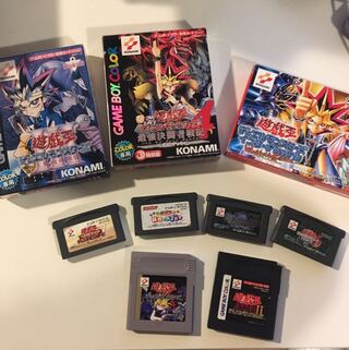 遊戯王　ゲームボーイ、ゲームボーイアドバンス　箱説明書あり