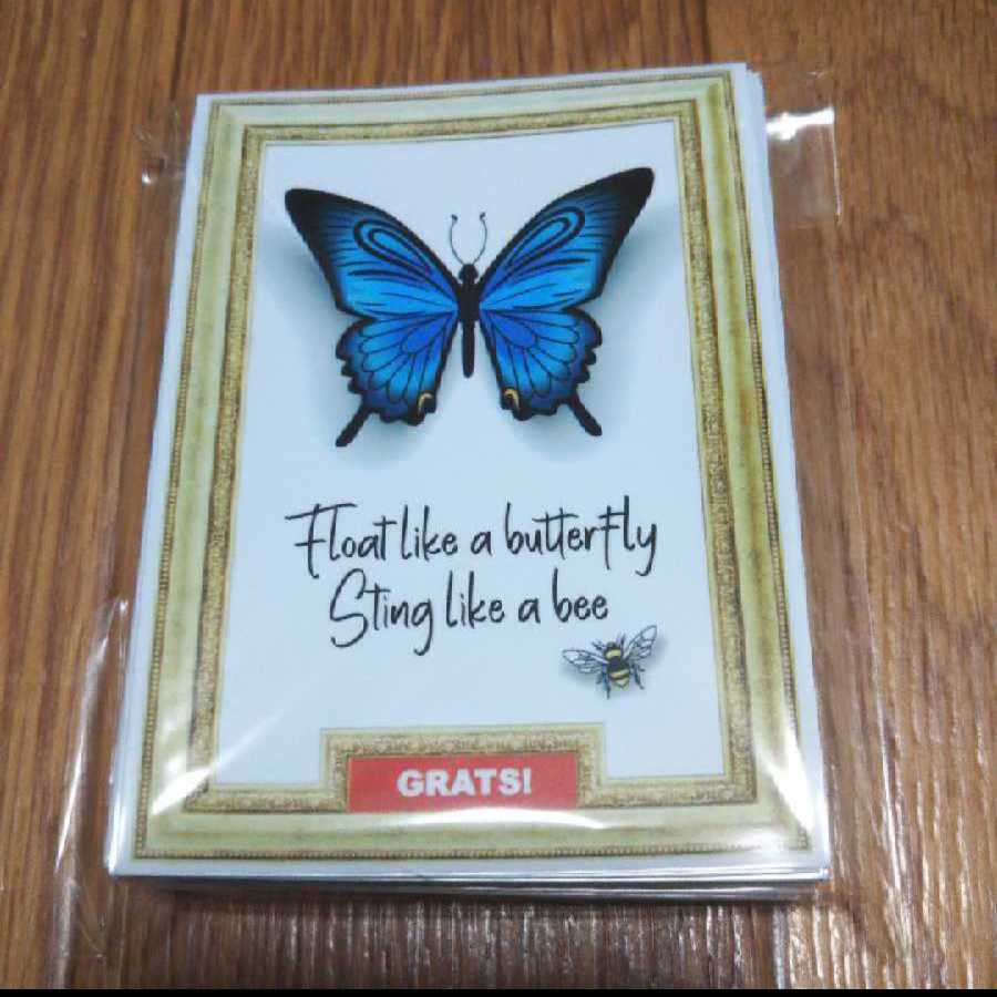 GRATSスリーブ ハチとチョウ 蜂と蝶