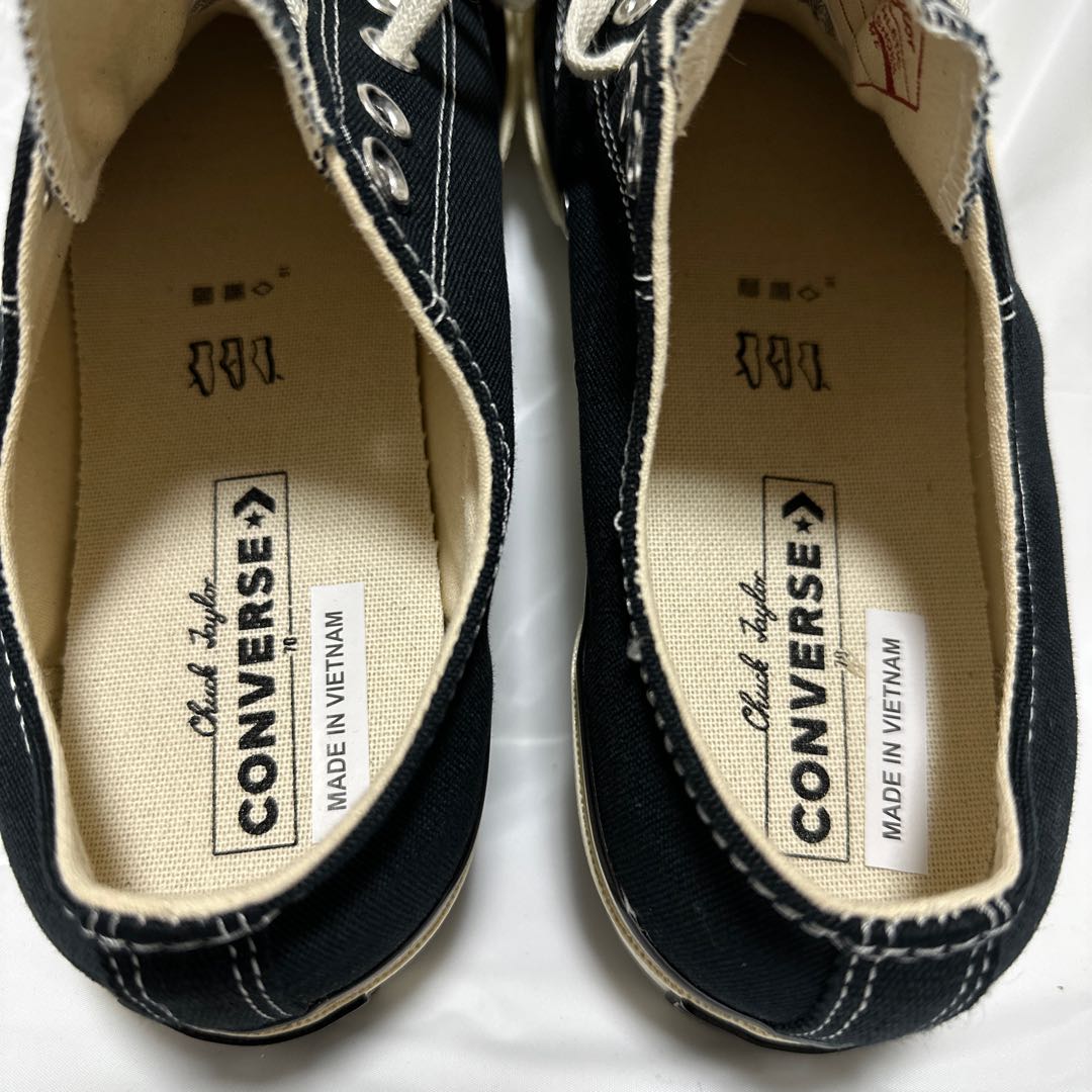 converse chuck taylor low ct70 current chack70 ox converse black black 162058c us10size jp28.5cm 28.5cm