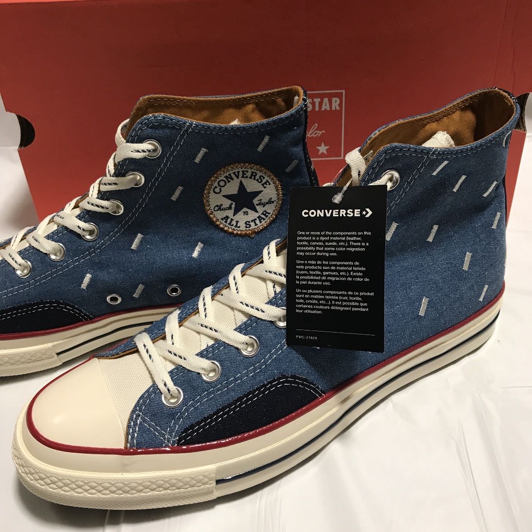 Converse Chuck Taylor 29.5cm Blue Pattern High Chuck 70 ct70 29.5cm