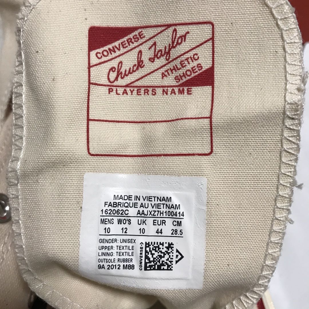 28.5cm Sheep Skin Paper Parchment Low Chuck Taylor 70 ct70 28.5cm