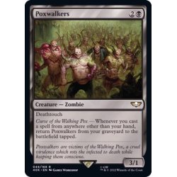 ポクスウォーカー　英語　4枚セット MTG 4枚セット 英語版 ポクスウォーカー/Poxwalkers Poxwalkers 4-Piece