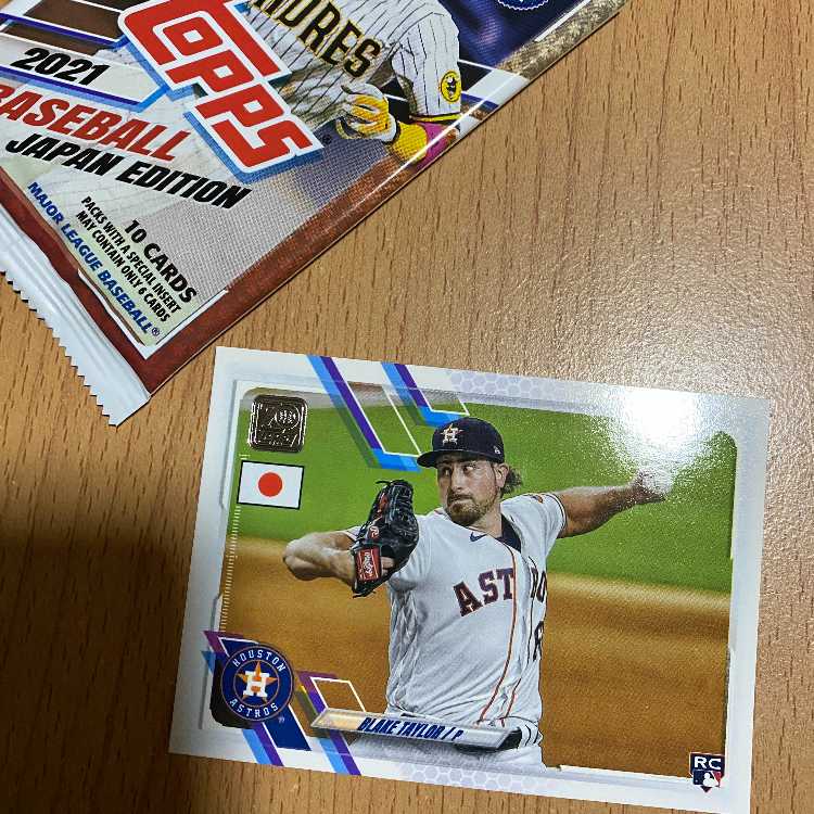 Topps Blake Taylor RC ルーキーカード