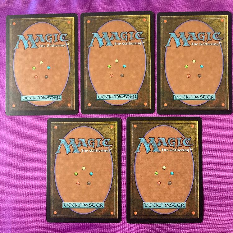 平地 基本土地 PO2 A/Bird 日本語版5枚セット