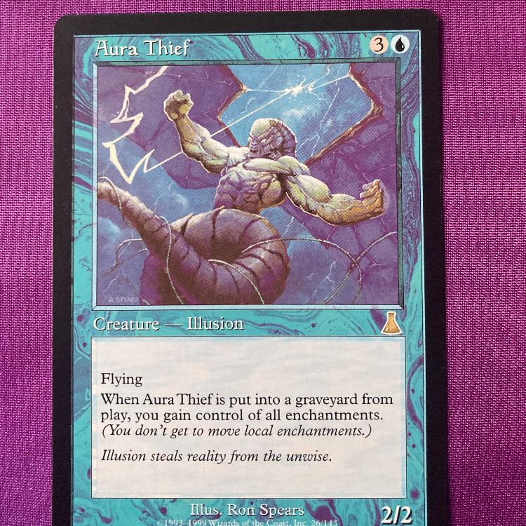 Aura Thief Rare 26/143 UDS Set of 2 Japanese, 1 English