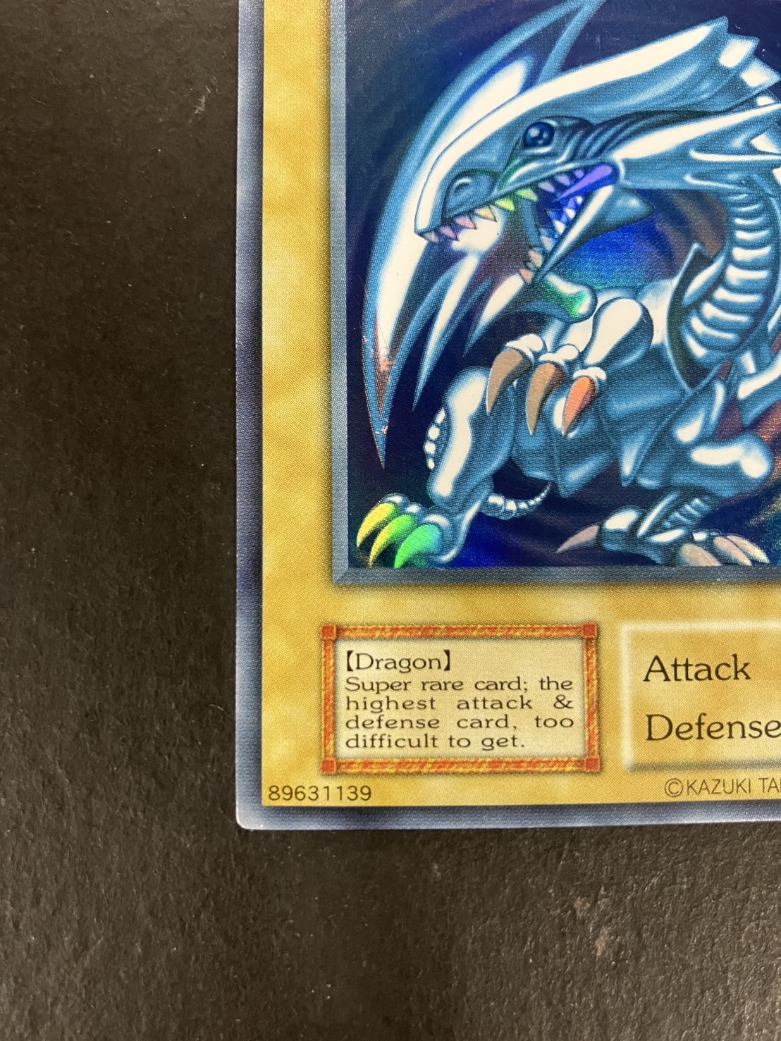 状態C〕☆英語版☆青眼の白龍【ウルトラ】{-}《モンスター》の