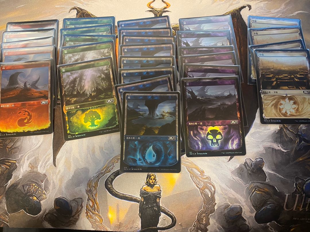 M21 ショーケース土地 foil 計28枚