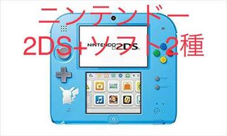 ニンテンドー2DS【中古品外箱なし】ソフト2種 セット販売