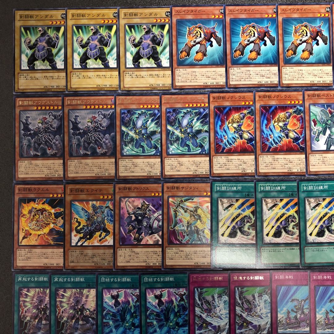 遊戯王 No.101 剣闘獣 デッキ40枚+EX15枚