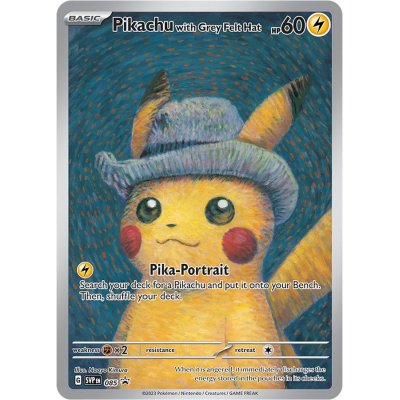 Pikachu with Grey Felt Hat(未開封/ゴッホピカチュウ)【P】{085/SV-P}