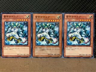 【ぽぽたん】遊戯王 2852 雷帝ザボルグ 3枚 ノーマル