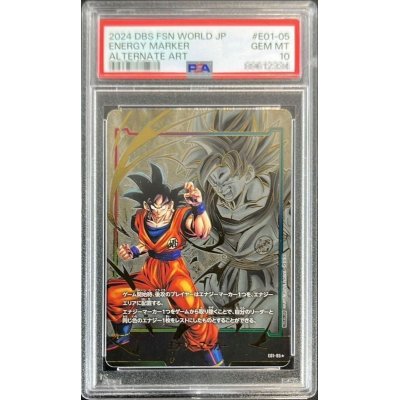 PSA10 悟空 エナジーマーカー パラレル E01-05 PSA10 悟空 エナジーマーカー パラレル E01-05 - メルカリ