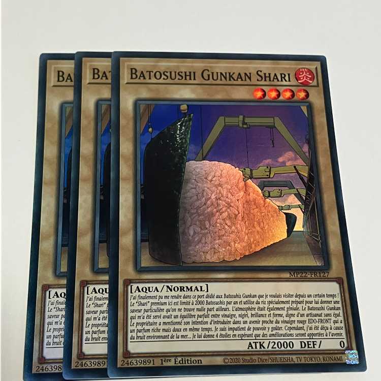 Gunkan Suship Shari French edition EU edition 3 copies